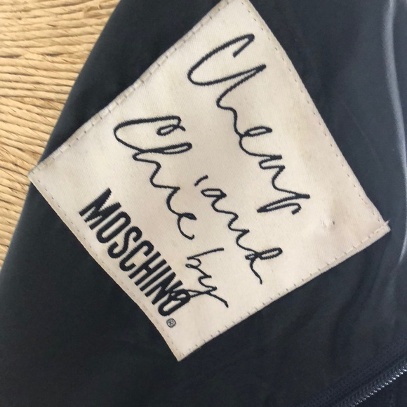 Moschino Cheap and Chic Vintage navy dress - Picture 4 of 4